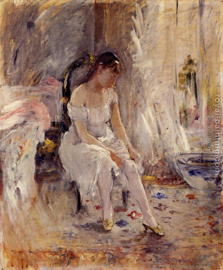 Berthe Morisot : Woman Getting Dressed